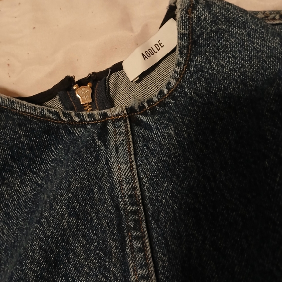 Sleeveless Denim Dress - Picture 3 of 4